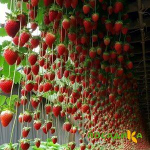 Клубника ампельная Анастасия купить по цене от 370р. в интернет-магазине «Посадика» с доставкой почтой в в Елабугае и по всей России – [изображение №1].